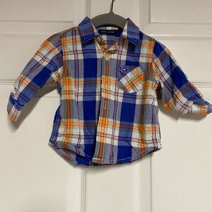 Boys Tommy Hilfiger Button Shirt Size 3/6 Months